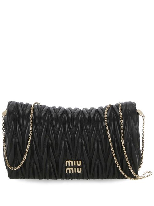 BORSA A TRACOLLA MINI IN NAPPA MATELASSÉ Miu Miu | 5BP086V-COON88F0002